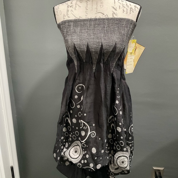 NWT LAPIS STRAPLESS DRESS - Picture 6 of 8